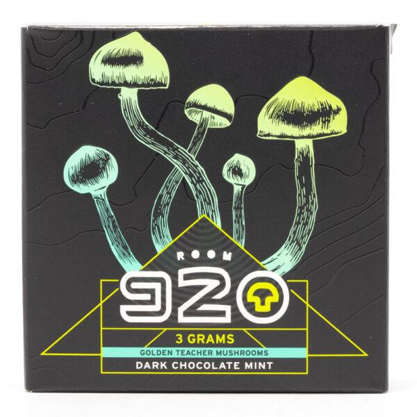 Room 920 - Mushroom Chocolate Bar - Dark Chocolate Mint - 3 grams | Sero Canada