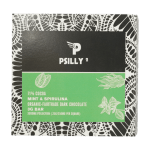 Psilly - Dark Chocolate Bar - Mint & Spirulina | Sero Canada