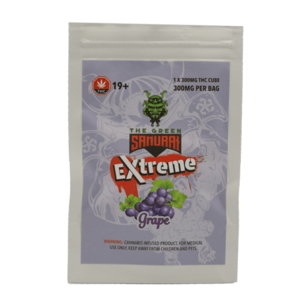 Green Samurai Extreme - Grape Gummy 300mg THC | Sero Canada