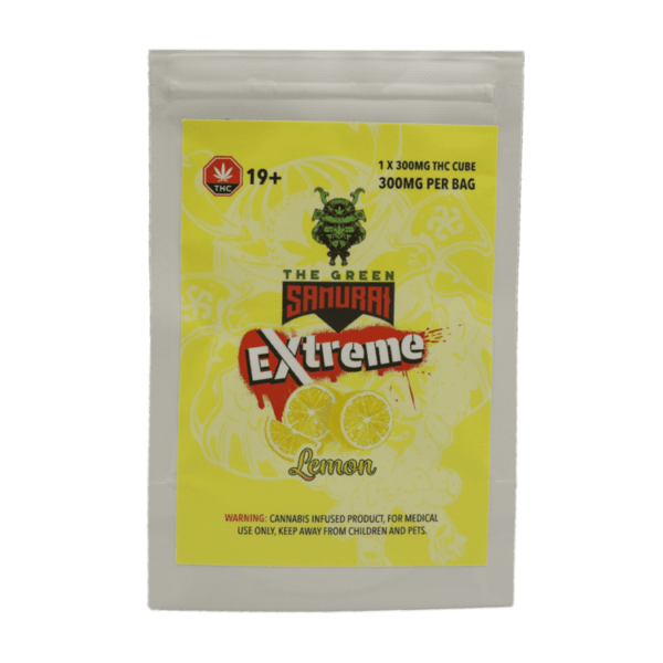 Green Samurai Extreme - Lemon Gummy 300mg THC | Sero Canada