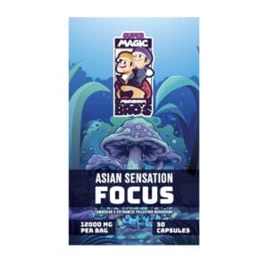 Super Magic Mushroom Bro’s - Asian Sensation FOCUS - 400MG Capsules | Sero Canada